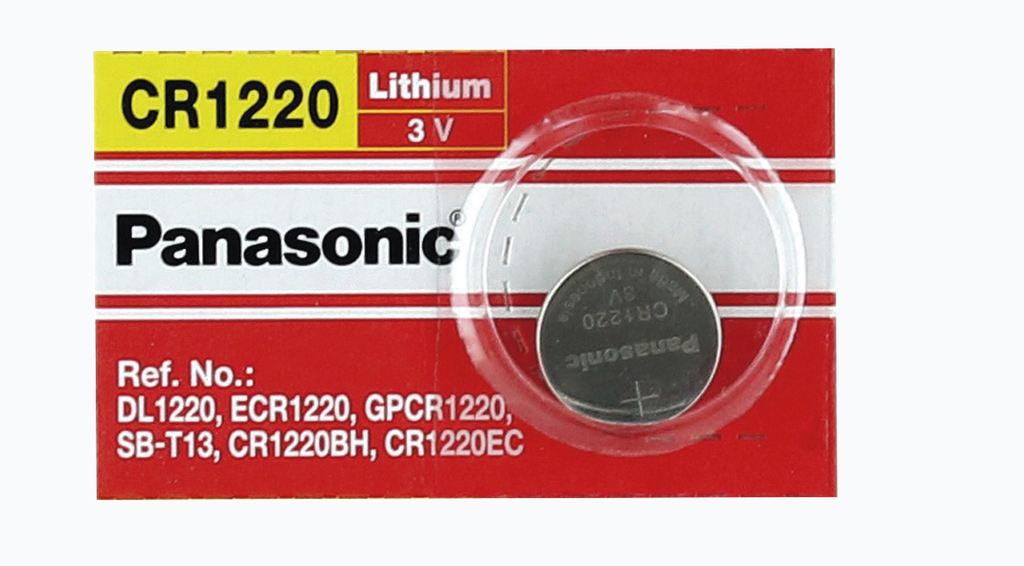 PANASONIC BATERÍA DE LITIO TIPO MONEDA 3V 35MAH RECOMENDADO PARA DVR CR1220