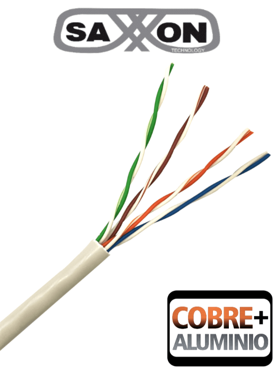 SAXXON UTP CAT5E POR METRO OUTP5ECCA305BC