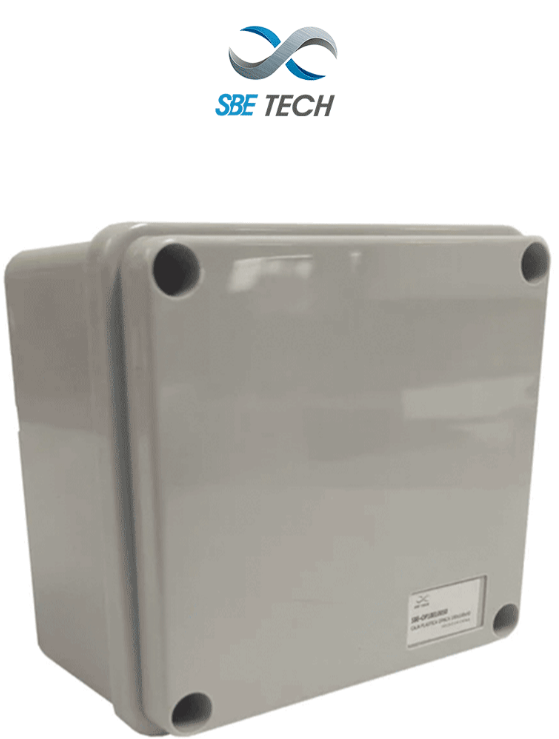 SBE TECH SBE OP15011070 - GABINETE PLÁSTICO CON CUBIERTA OPACA, 150 X 110 X 70 MM SBE-OP15011070