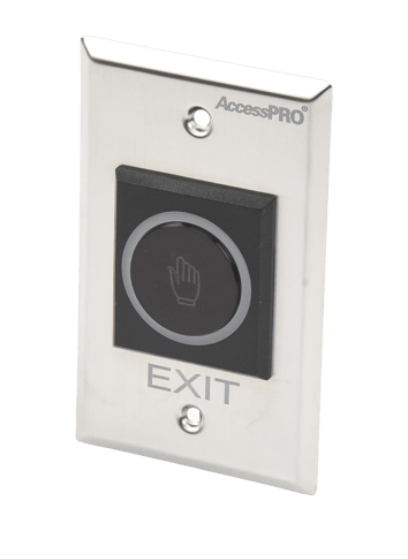 ACCESSPRO BOTÓN DE SALIDA SIN CONTACTO/ SENSOR IR / ILUMINADO / NORMALMENTE ABIERTO Y CERRADO / DISTANCIA AJUSTABLE DE DETECCIÓN ACCESSK1