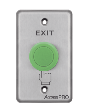 ACCESSPRO BOTÓN TIPO HONGO COLOR VERDE / NO, NC, COM APBHVC