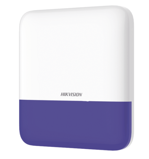HIKVISION AXPRO SIRENA INALAMBRICA CON ESTROBO AZUL EXTERIOR IP65 110DB