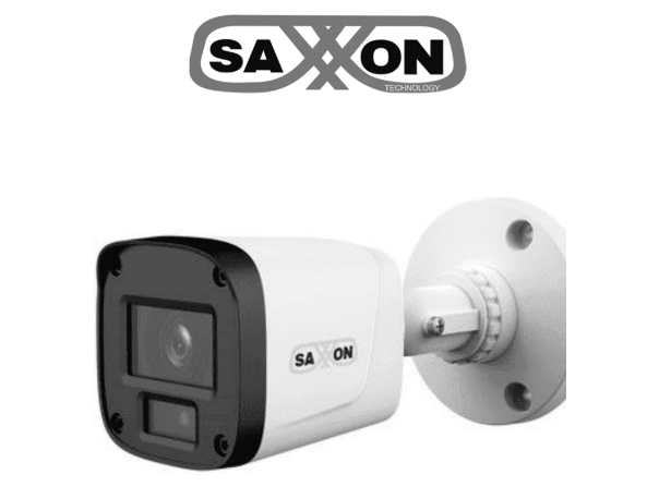 SAXXON CAMARA BALA 2MP LENTE DE 2.8 HASTA 100° ILUMINACION IR INTELIGENTE HASTA 20M SUA-HAC-B20P-0280B