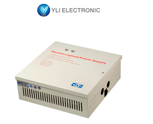 YLI ELECTRONIC FUENTE DE ENERGÍA PARA CONTROL DE ACCESO CON GABINETE: INCLUYE RELEVADOR NO/NC, PROTECCIÓN CONTRA CORTOCIRCUITOS Y SOPORTE PARA BATERÍA DE RESPALDO