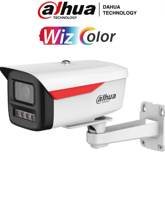 DAHUA CÁMARA BALA IP DE 4MP  WIZCOLOR WIZSENSE EQUIPADA CON IA SMD PLUS LENTE DE 3.6 MM MICRÓFONO INTEGRADO PROTECCIÓN PERIMETRAL RANURA MICROSD, WDR REAL DE 120 DB Y POE. CERTIFICACIÓN IP67 DH-IPC-HFW2449M-S-B-PRO