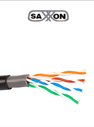 SAXXON CABLE UTP CAT5E VENTA POR METRO EXTERIOR DOBLE FORRO