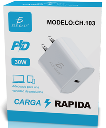 [CH.103] ELEGATE CARGADOR TIPO C 30W CH103