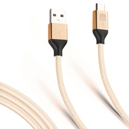 [CL-CP-CA-100-GD] CASELOGIC CABLE USB A C 3.5FT