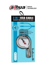 [MATPRO032] DAHUA CABLE USB 3 EN 1 CARGA RAPIDA