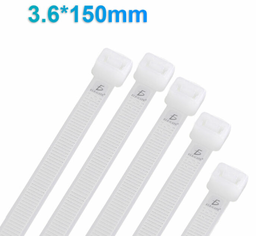 [CIN.02.3.6*150] ELEGATE BOLSA CINCHOS PLÁSTICOS 40 LB 3.6*150MM PAQUETE 100 PZAS CIN.02.3.6*150