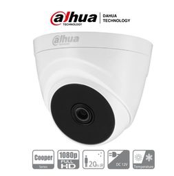 [DH-HAC-T1A21N-0280B] DAHUA CÁMARA DOMO CON RESOLUCIÓN 1080P, LENTE DE 2.8 MM Y ÁNGULO DE VISIÓN DE 103°, SMART IR DE 20 M PARA MEJOR VISIÓN NOCTURNA DH-HAC-T1A21N-0280B
