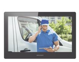 [DS-KH8520-WTE1] HIKVISION MONITOR TOUCH SCREEN 10&quot; PARA VIDEOPORTERO IP / ESTÉTICO / VIDEO EN VIVO / WIFI / APERTURA REMOTA / LLAMADA ENTRE MONITORES / AUDIO DE DOS VÍAS / POLICARBONATO DS-KH8520-WTE1