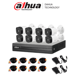 [DH-KIT/XVR1B08-I/8-B1A21N-0360B] DAHUA KIT 8 CAMARAS 1080P  DH-KIT/XVR1B08-I/8-B1A21N-0360B