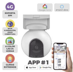 [CS-EB8-4G] EZVIZ CAMARA 2K BATERIA RECARGABLE COMPATIBLE CON PANEL SOLAR CS-EB8-4G