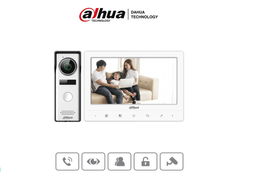 [DHI-KTA02] DAHUA KIT DE VIDEOPORTERO ANALÓGICO CON MONITOR TÁCTIL DE 7" Y FRENTE DE CALLE CON CÁMARA DE 1.3MP CON DWDR Y PROTECCIÓN IP66. CONTROLA HASTA 2 FRENTES DE CALLE Y 3 MONITORES, CON APERTURA DE PUERTA  DHI-KTA02